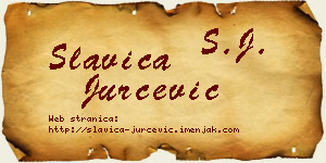Slavica Jurčević vizit kartica